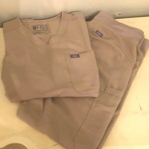 Rare original boulder color figs scrubs set